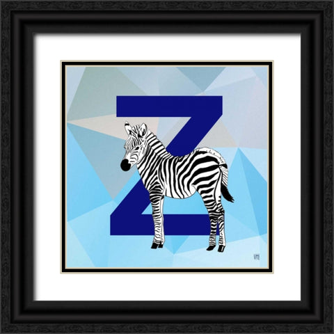 Z  Black Ornate Wood Framed Art Print with Double Matting by Perrenoud, Aubree