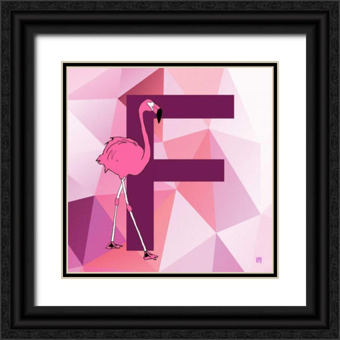 F Black Ornate Wood Framed Art Print with Double Matting by Perrenoud, Aubree