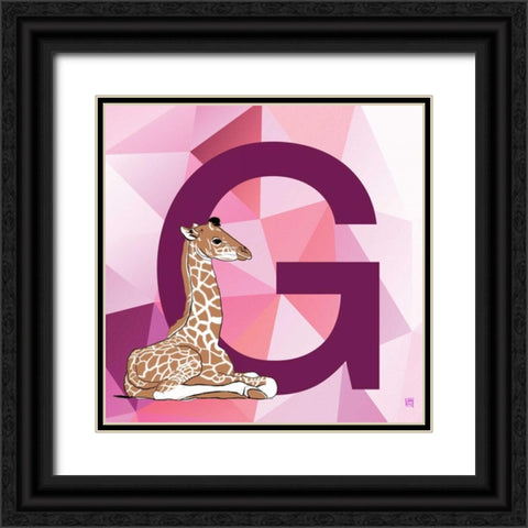 G Black Ornate Wood Framed Art Print with Double Matting by Perrenoud, Aubree