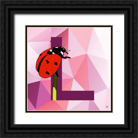 L Black Ornate Wood Framed Art Print with Double Matting by Perrenoud, Aubree