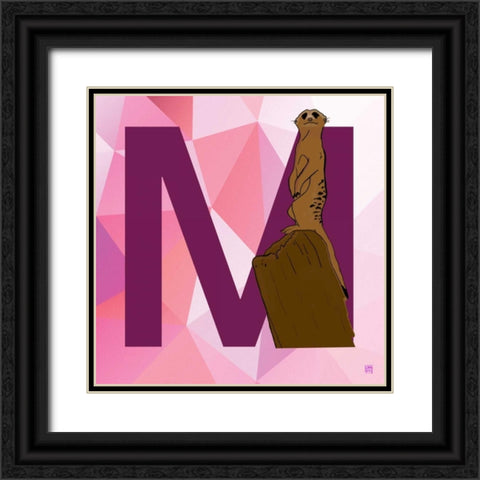 M Black Ornate Wood Framed Art Print with Double Matting by Perrenoud, Aubree