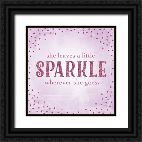 Sparkle II Black Ornate Wood Framed Art Print with Double Matting by Perrenoud, Aubree