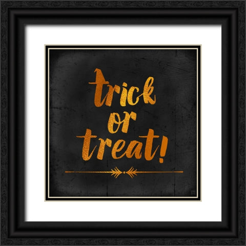 Trick or Treat Black Ornate Wood Framed Art Print with Double Matting by Perrenoud, Aubree