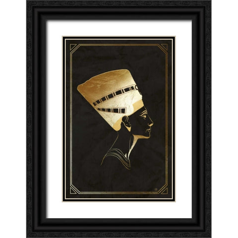 Queen Black Ornate Wood Framed Art Print with Double Matting by Perrenoud, Aubree