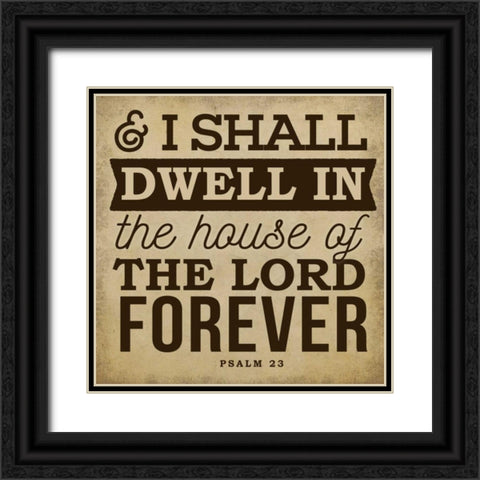 Shall Dwell Black Ornate Wood Framed Art Print with Double Matting by Perrenoud, Aubree