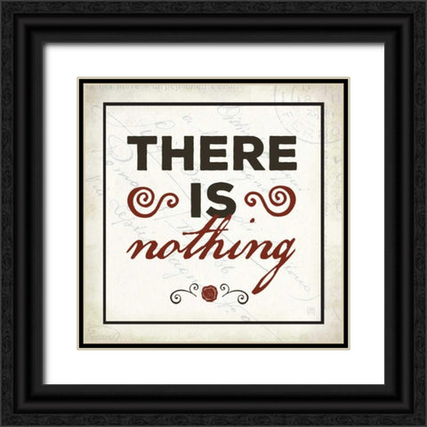 There is Nothing Black Ornate Wood Framed Art Print with Double Matting by Perrenoud, Aubree
