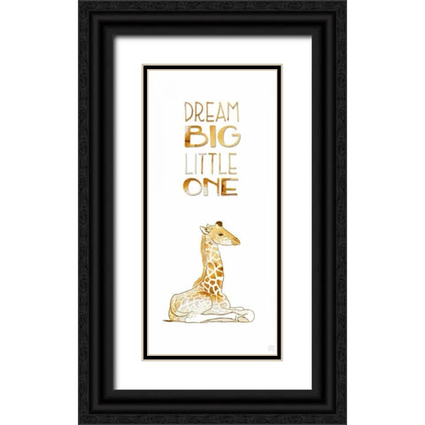 Dream Little One Black Ornate Wood Framed Art Print with Double Matting by Perrenoud, Aubree