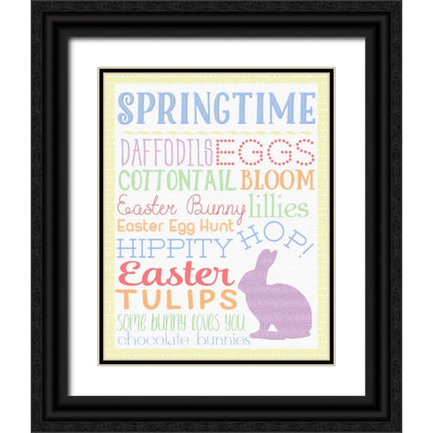 Springtime Black Ornate Wood Framed Art Print with Double Matting by Perrenoud, Aubree