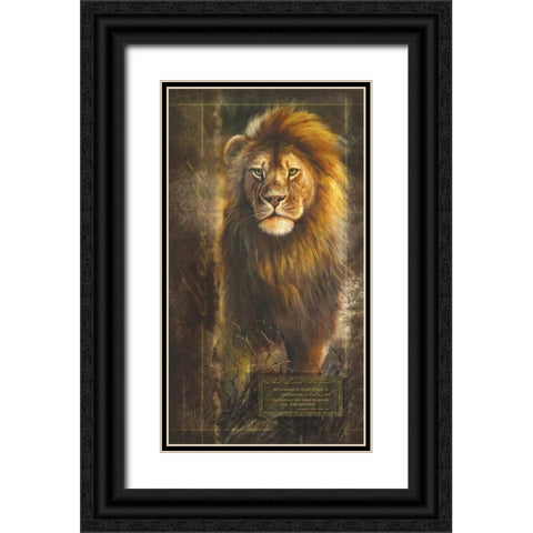 Lord Reigns Black Ornate Wood Framed Art Print with Double Matting by Carpentree