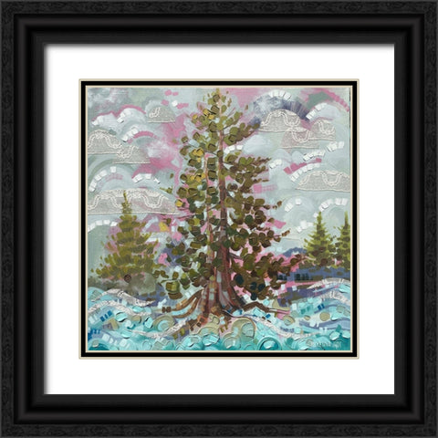 Mama Cedar Black Ornate Wood Framed Art Print with Double Matting by Ihde, McKenna