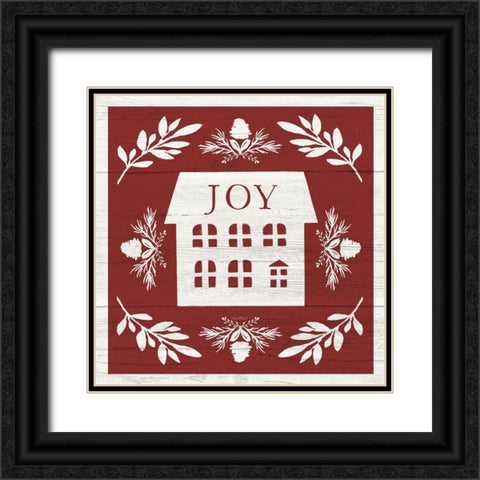 Joy at Home Black Ornate Wood Framed Art Print with Double Matting by Tyndall, Elizabeth