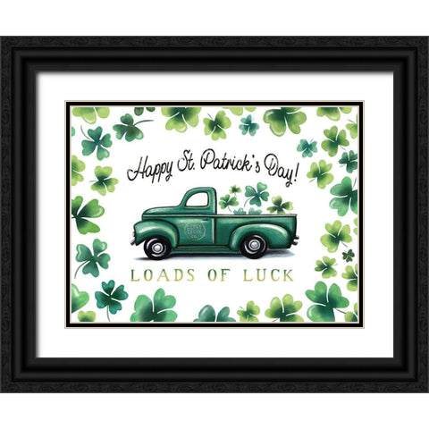 Lucky Truck Black Ornate Wood Framed Art Print with Double Matting by Tyndall, Elizabeth