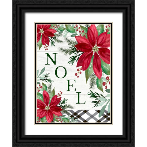 Noel Black Ornate Wood Framed Art Print with Double Matting by Tyndall, Elizabeth