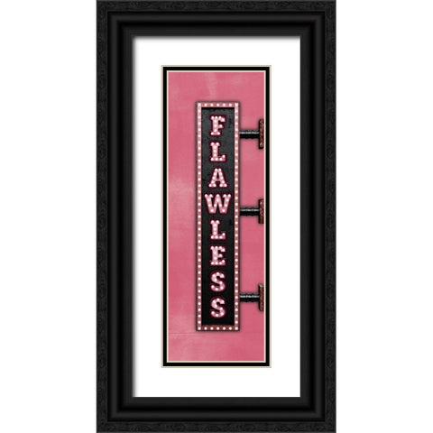 Flawless Black Ornate Wood Framed Art Print with Double Matting by JJ Design