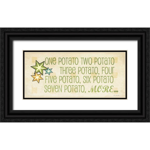 One Potato Black Ornate Wood Framed Art Print with Double Matting by Moulton, Jo