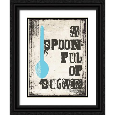 Spoonful Black Ornate Wood Framed Art Print with Double Matting by Moulton, Jo