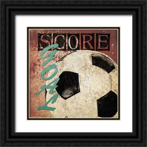 Goal Black Ornate Wood Framed Art Print with Double Matting by Moulton, Jo