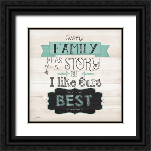 Story Black Ornate Wood Framed Art Print with Double Matting by Moulton, Jo