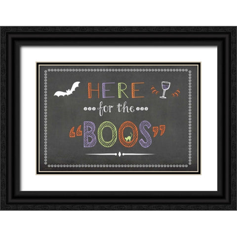 Boos Black Ornate Wood Framed Art Print with Double Matting by Moulton, Jo