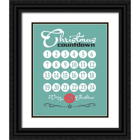 Countdown Black Ornate Wood Framed Art Print with Double Matting by Moulton, Jo