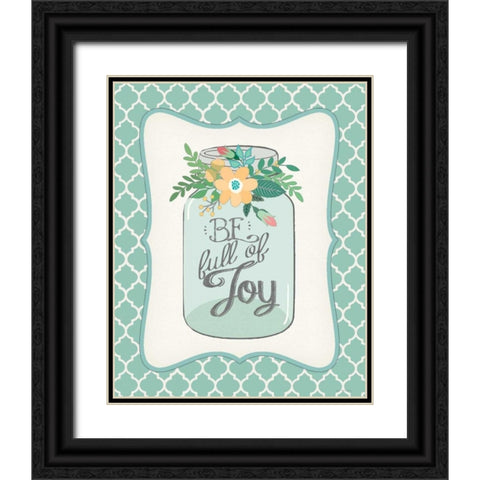 Full of Joy Black Ornate Wood Framed Art Print with Double Matting by Moulton, Jo