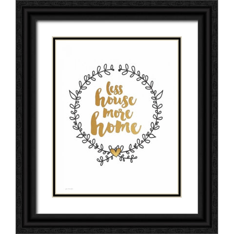 More Home Black Ornate Wood Framed Art Print with Double Matting by Moulton, Jo