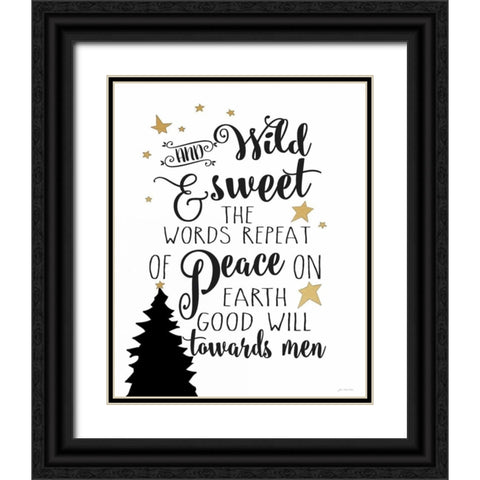 Wild and Sweet Black Ornate Wood Framed Art Print with Double Matting by Moulton, Jo