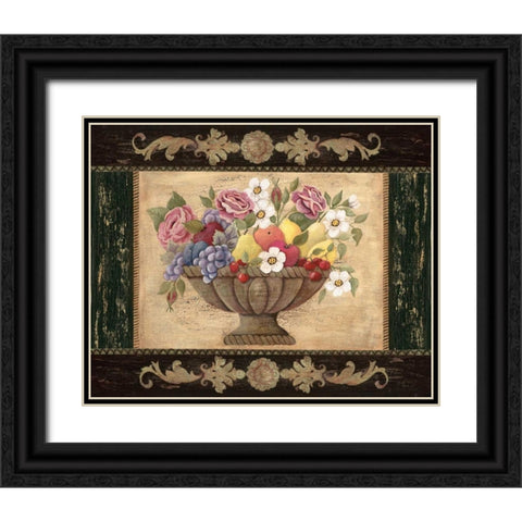 Harvest I Black Ornate Wood Framed Art Print with Double Matting by Moulton, Jo