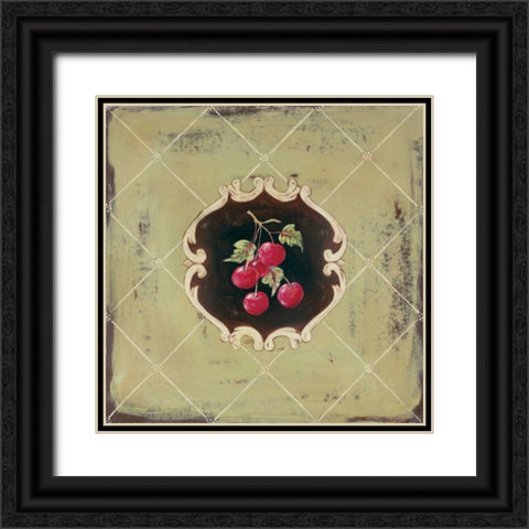 Cherise Black Ornate Wood Framed Art Print with Double Matting by Moulton, Jo