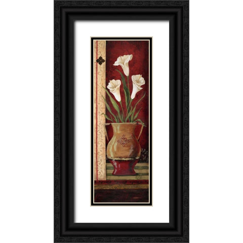 Tuscan Poem I Black Ornate Wood Framed Art Print with Double Matting by Moulton, Jo