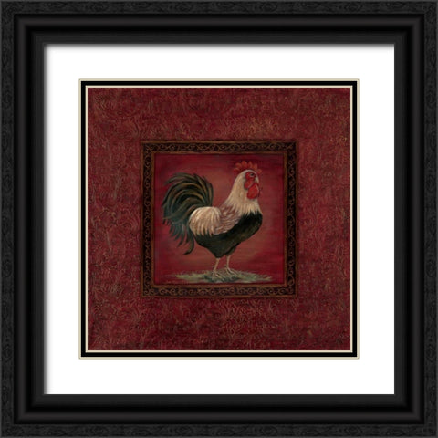 Oh Crow Up! Black Ornate Wood Framed Art Print with Double Matting by Moulton, Jo