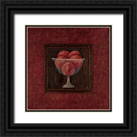 Fruit Compote I Black Ornate Wood Framed Art Print with Double Matting by Moulton, Jo
