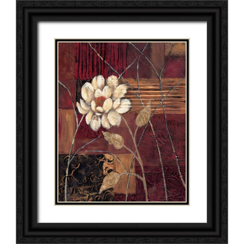 New Dimensions I Black Ornate Wood Framed Art Print with Double Matting by Moulton, Jo