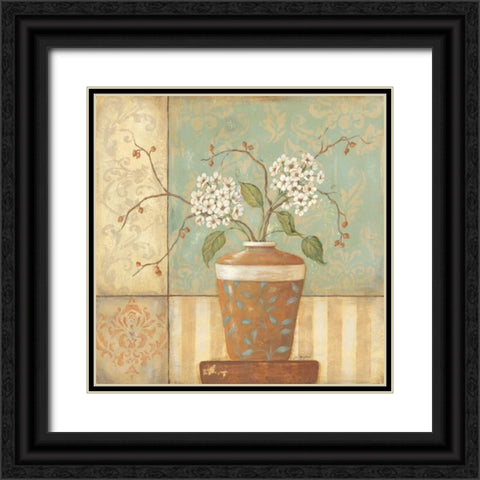 Calm Influence II Black Ornate Wood Framed Art Print with Double Matting by Moulton, Jo