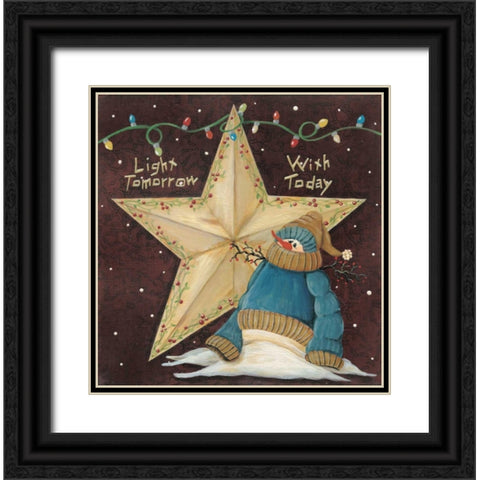 Light Tomorrow with Today Black Ornate Wood Framed Art Print with Double Matting by Moulton, Jo