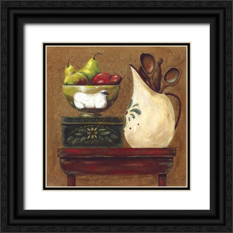 Keeping Tradition Black Ornate Wood Framed Art Print with Double Matting by Moulton, Jo