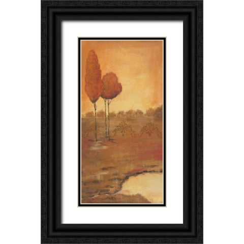 Natures Hue I Black Ornate Wood Framed Art Print with Double Matting by Moulton, Jo