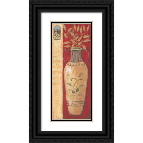 Nuile d Olive Black Ornate Wood Framed Art Print with Double Matting by Moulton, Jo