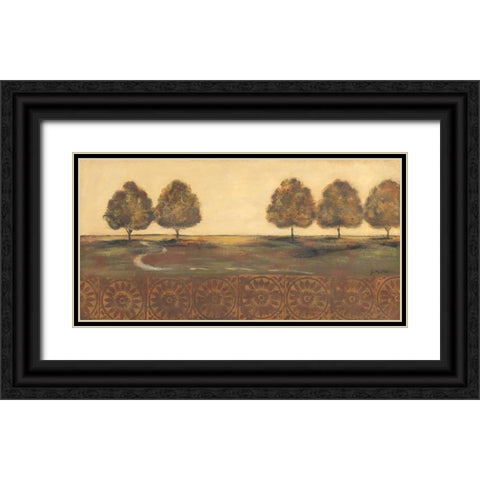 Among the Trees II Black Ornate Wood Framed Art Print with Double Matting by Moulton, Jo