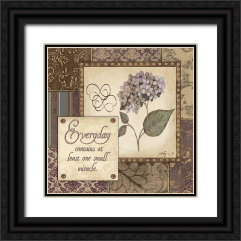 Everyday Black Ornate Wood Framed Art Print with Double Matting by Moulton, Jo