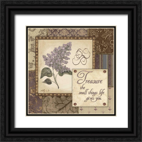 Treasure Black Ornate Wood Framed Art Print with Double Matting by Moulton, Jo