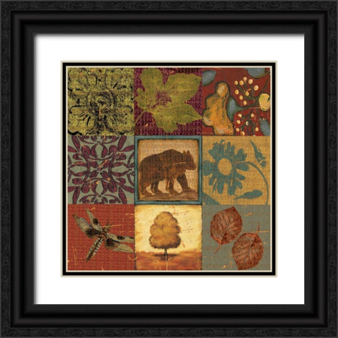 Teton Tapestry I Black Ornate Wood Framed Art Print with Double Matting by Moulton, Jo