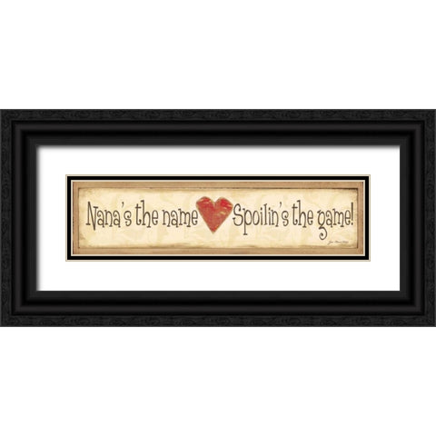 Nanas Black Ornate Wood Framed Art Print with Double Matting by Moulton, Jo