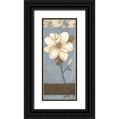 Gardens Edge II Black Ornate Wood Framed Art Print with Double Matting by Moulton, Jo