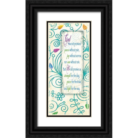 Promise Black Ornate Wood Framed Art Print with Double Matting by Moulton, Jo