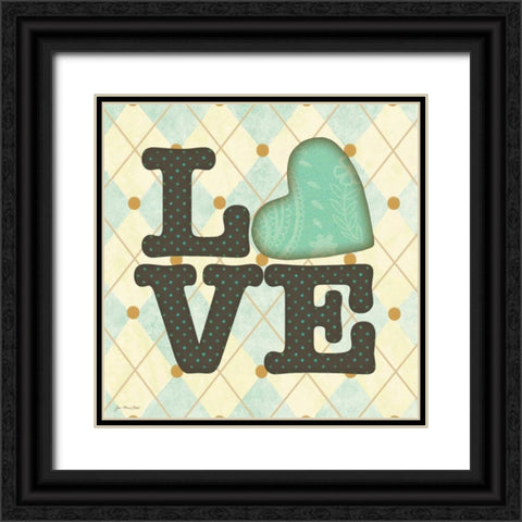 Love Boys Black Ornate Wood Framed Art Print with Double Matting by Moulton, Jo