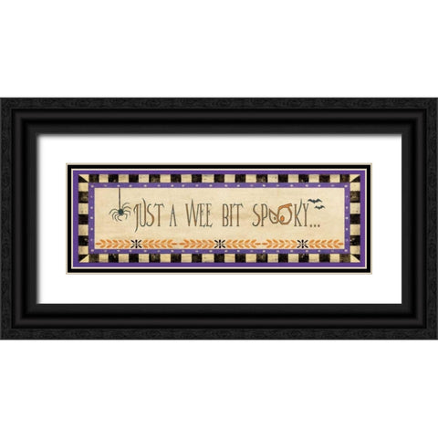 Spooky Black Ornate Wood Framed Art Print with Double Matting by Moulton, Jo