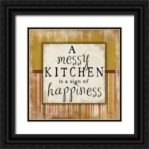 Messy Kitchen Black Ornate Wood Framed Art Print with Double Matting by Pugh, Jennifer