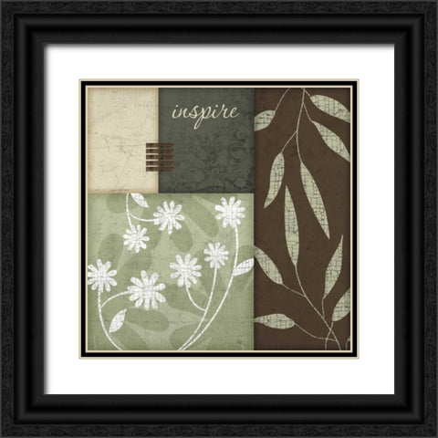 Inspire Black Ornate Wood Framed Art Print with Double Matting by Pugh, Jennifer