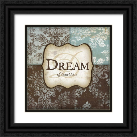 Dream Black Ornate Wood Framed Art Print with Double Matting by Pugh, Jennifer